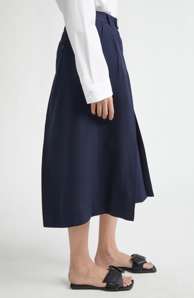 SETCHU Hakama Shorts, Alternate, color, Navy
