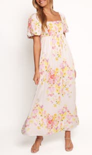 Petal & Pup Delaney Floral Puff Sleeve Maxi Dress