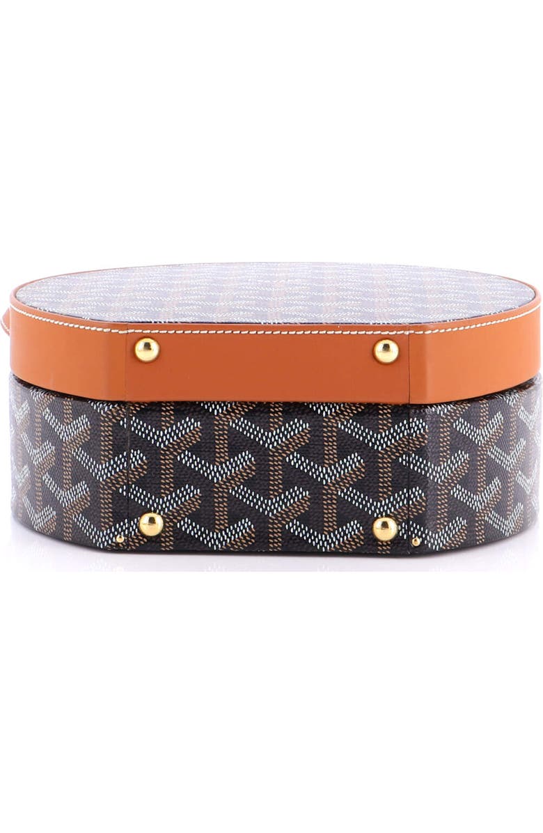 Pre-Owned Goyard Alto Hatbox Bag Coated Canvas, Alternate, color, Brown