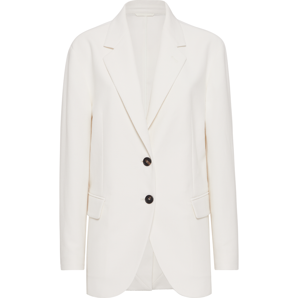 Brunello Cucinelli Cavalry Blazer With Monili In Panama