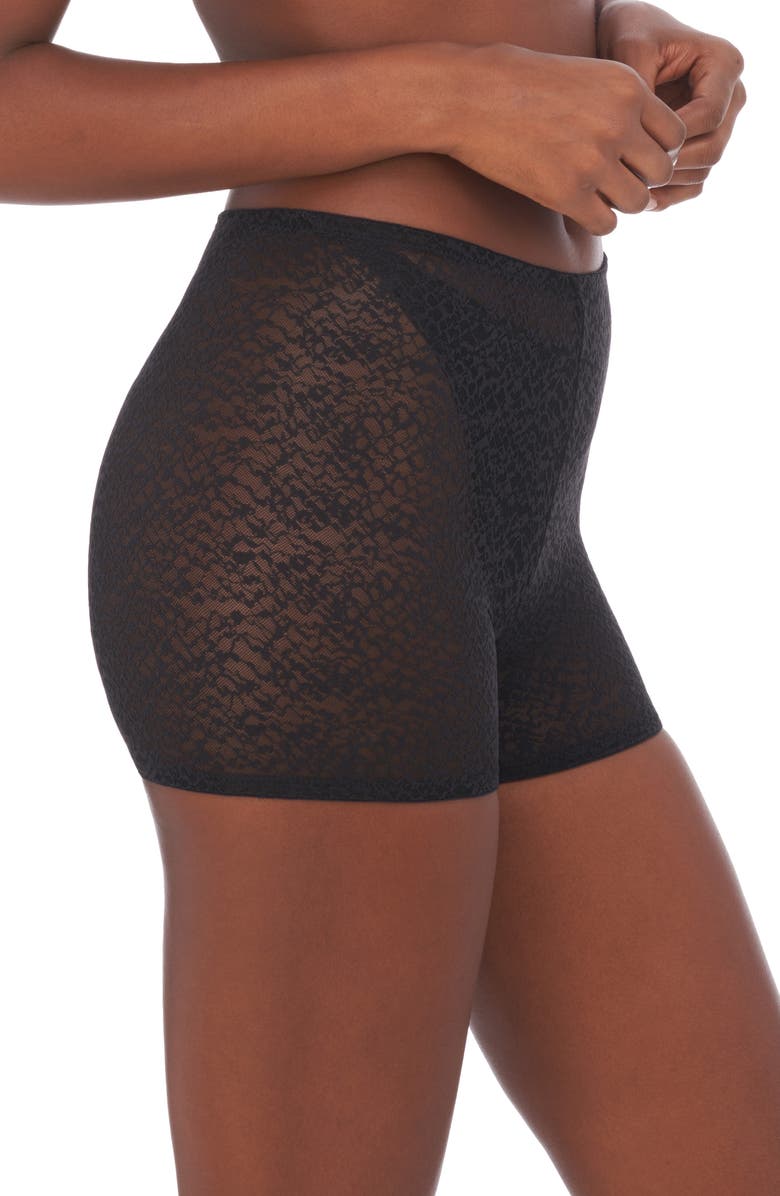 Natori Pretty Smooth Shortlette, Alternate, color, Black