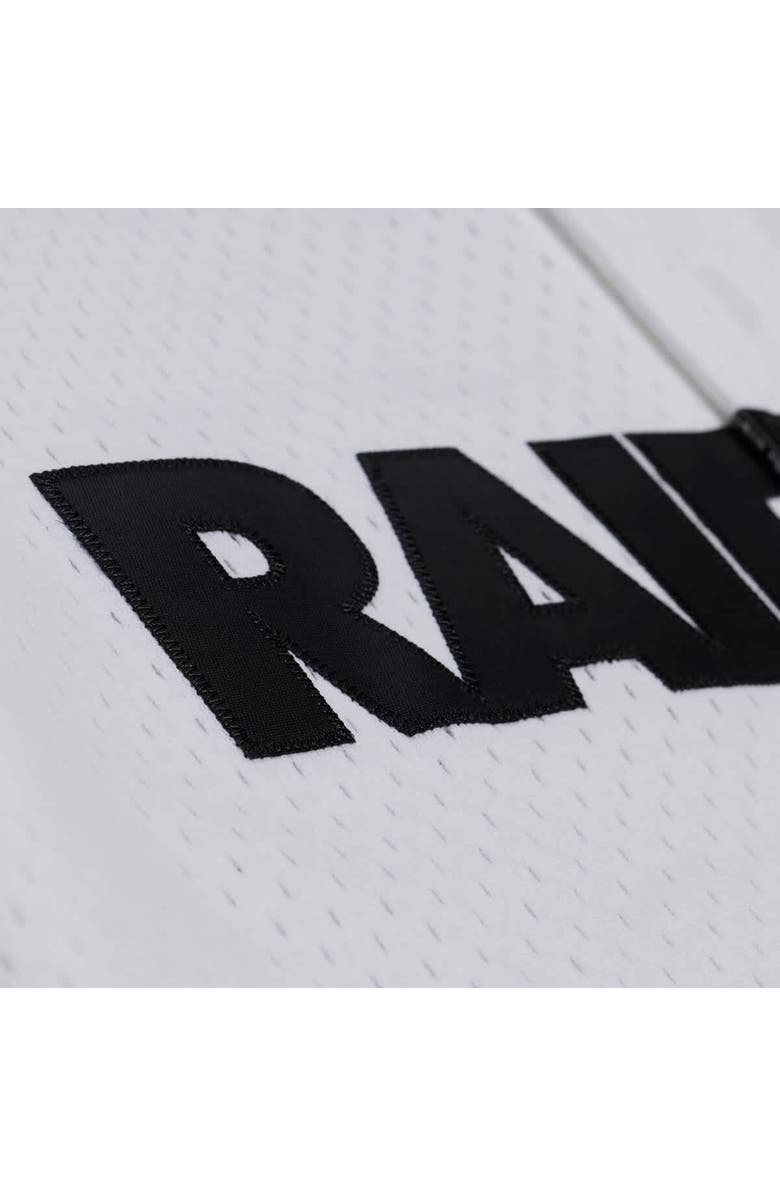 Mitchell & Ness Men's Mitchell & Ness White Las Vegas Raiders Monochrome Mesh Full-Button Baseball Jersey, Alternate, color, White
