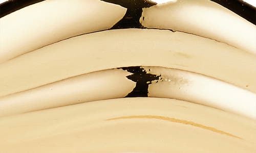 Open Edit Polished Wavy Hinge Bracelet In Gold