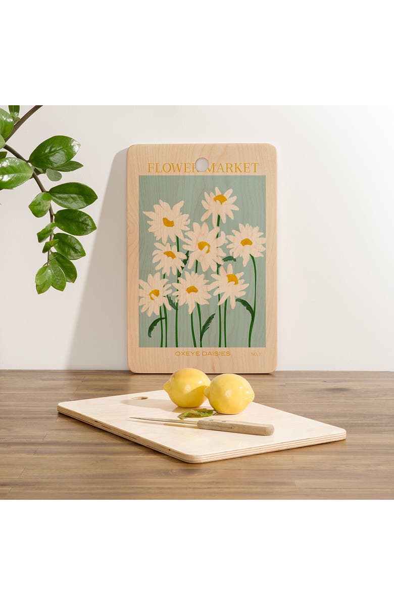 Deny Designs Gale Switzer Flower Market Cutting Board, Alternate, color, Multi