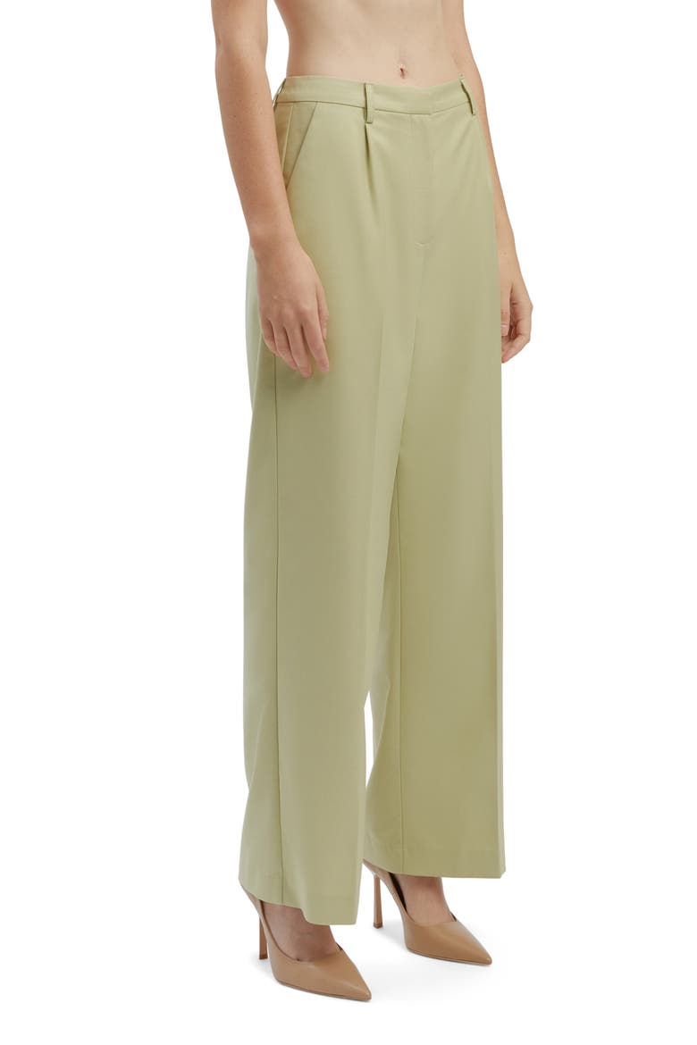 Callista High Waist Wide Leg Pants, Alternate, color, PALE KHAKI