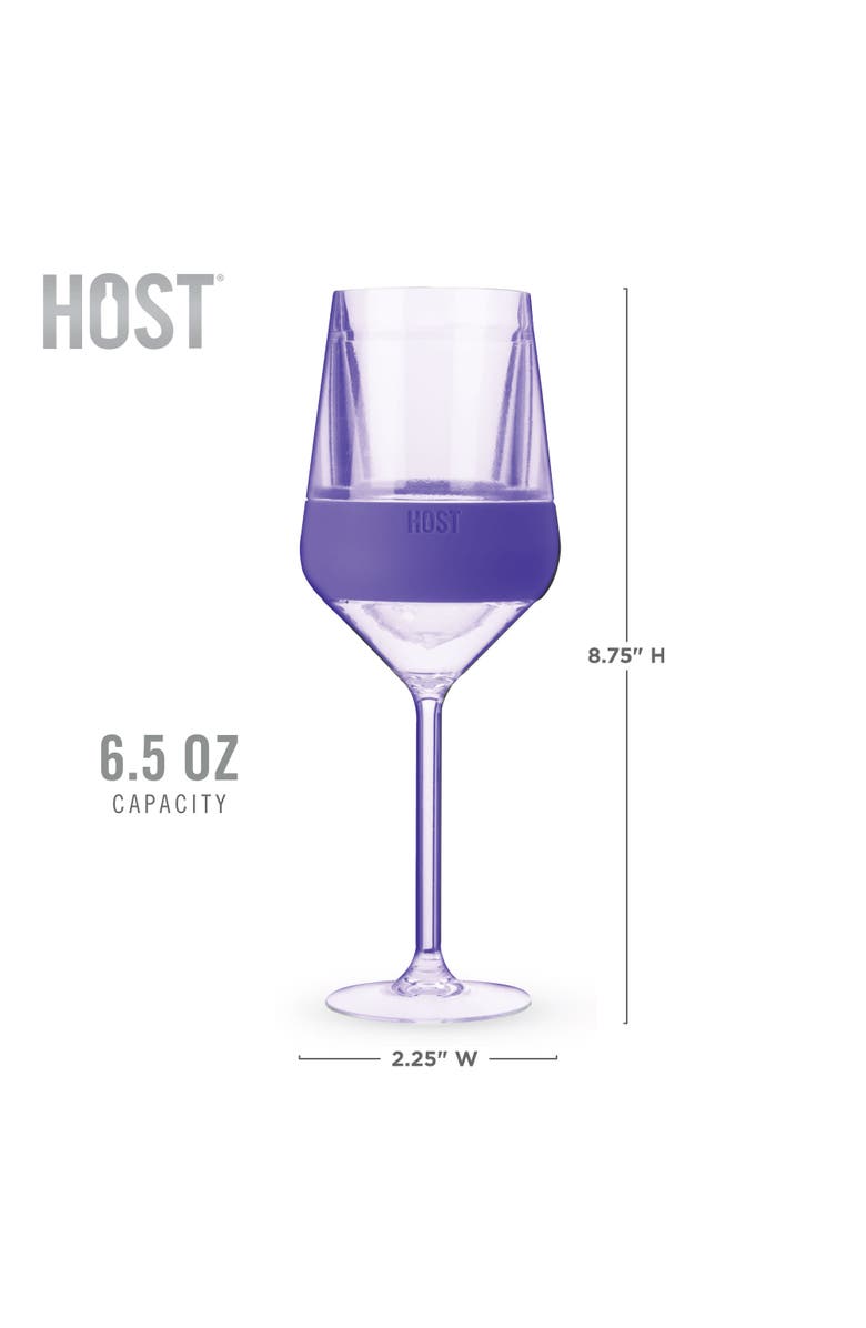 HOST Stemmed Wine FREEZE Cooling Cup Set of 4, Alternate, color, Tinted