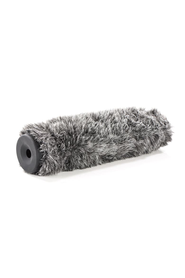 WS-G270 Furry Rigid Windscreen for Microphones 18-23mm in Diameter and up to 10.6" (27cm) Long - Dark Gray, Main, color, Black