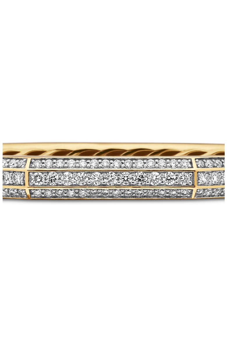 Carlyle Bracelet in 18K Yellow Gold with Pavé Diamonds, 5.5mm, Alternate, color, 18K YELLOW GOLD