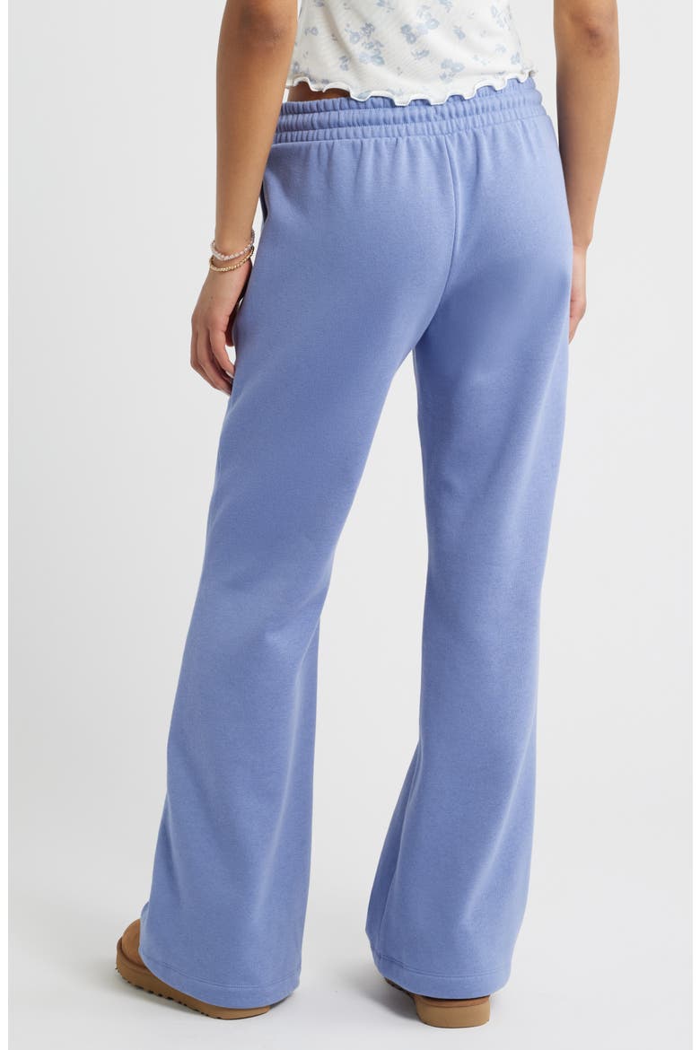 Baggy Flare Leg Sweatpants, Alternate, color, BLUE FROST