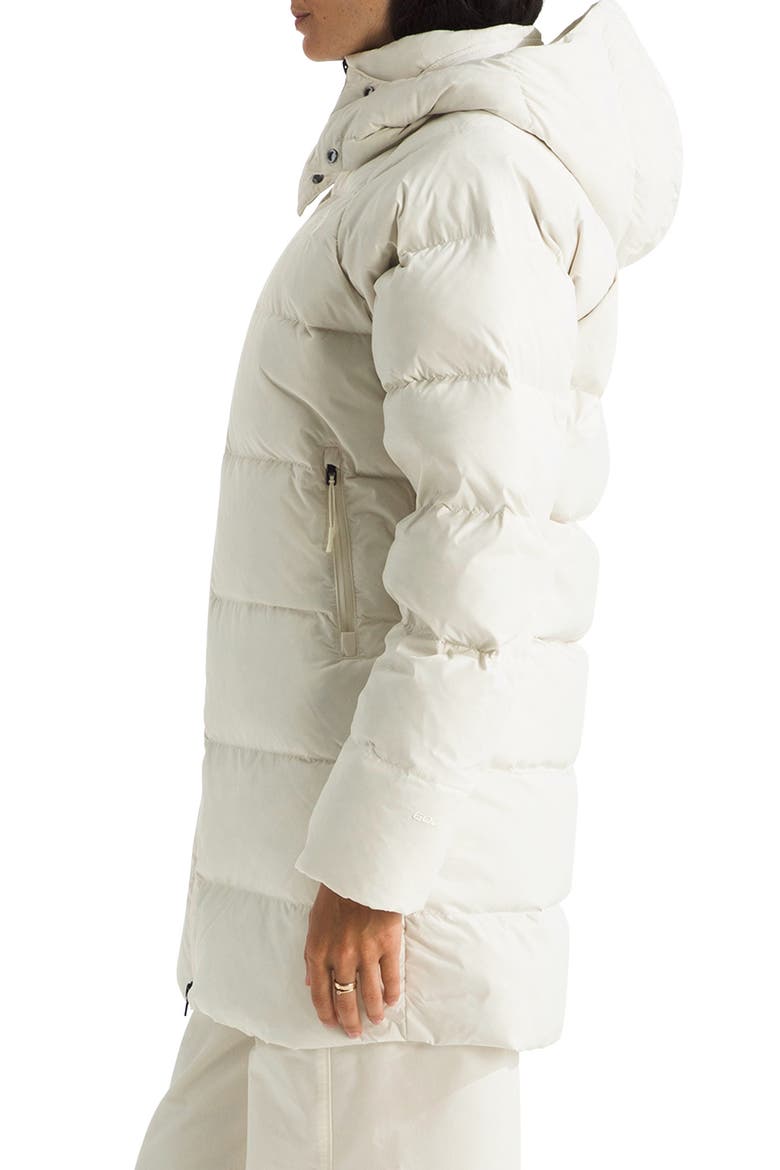 Hydrenalite™ City 600 Fill Power Down Hooded Parka, Alternate, color, WHITE DUNE
