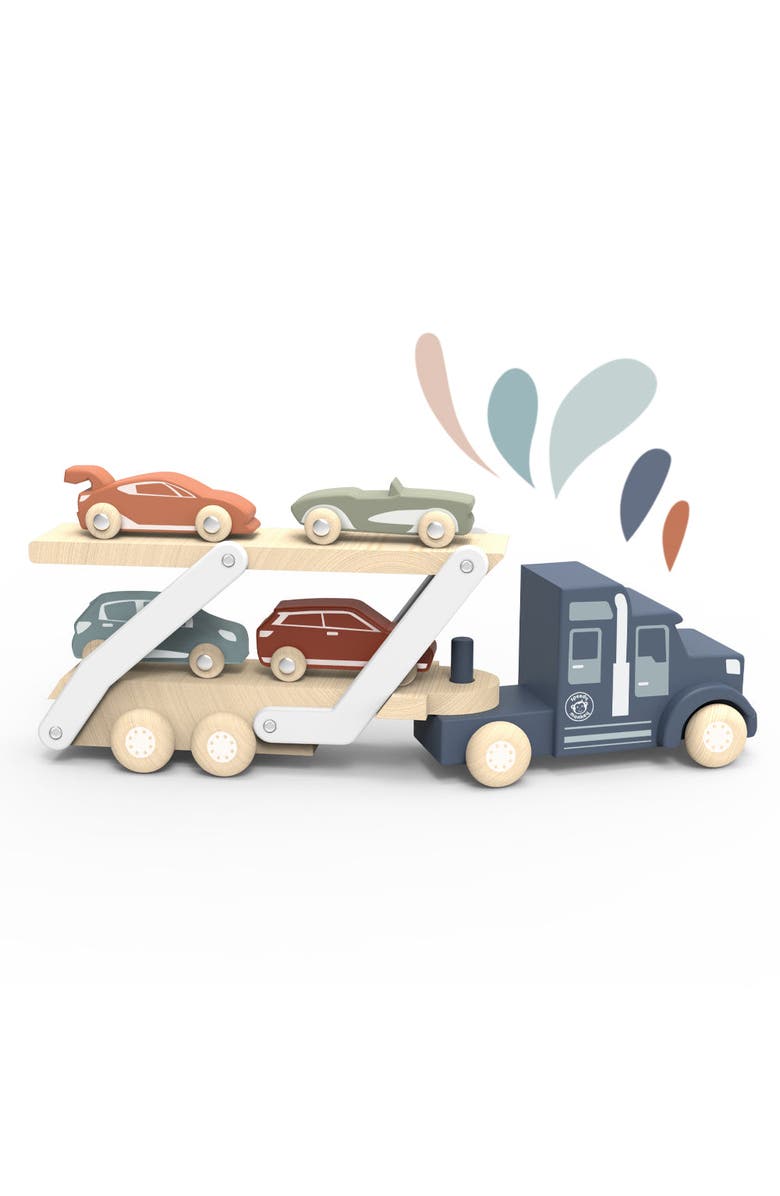 Speedy Monkey Car Transporter, Alternate, color, Multi