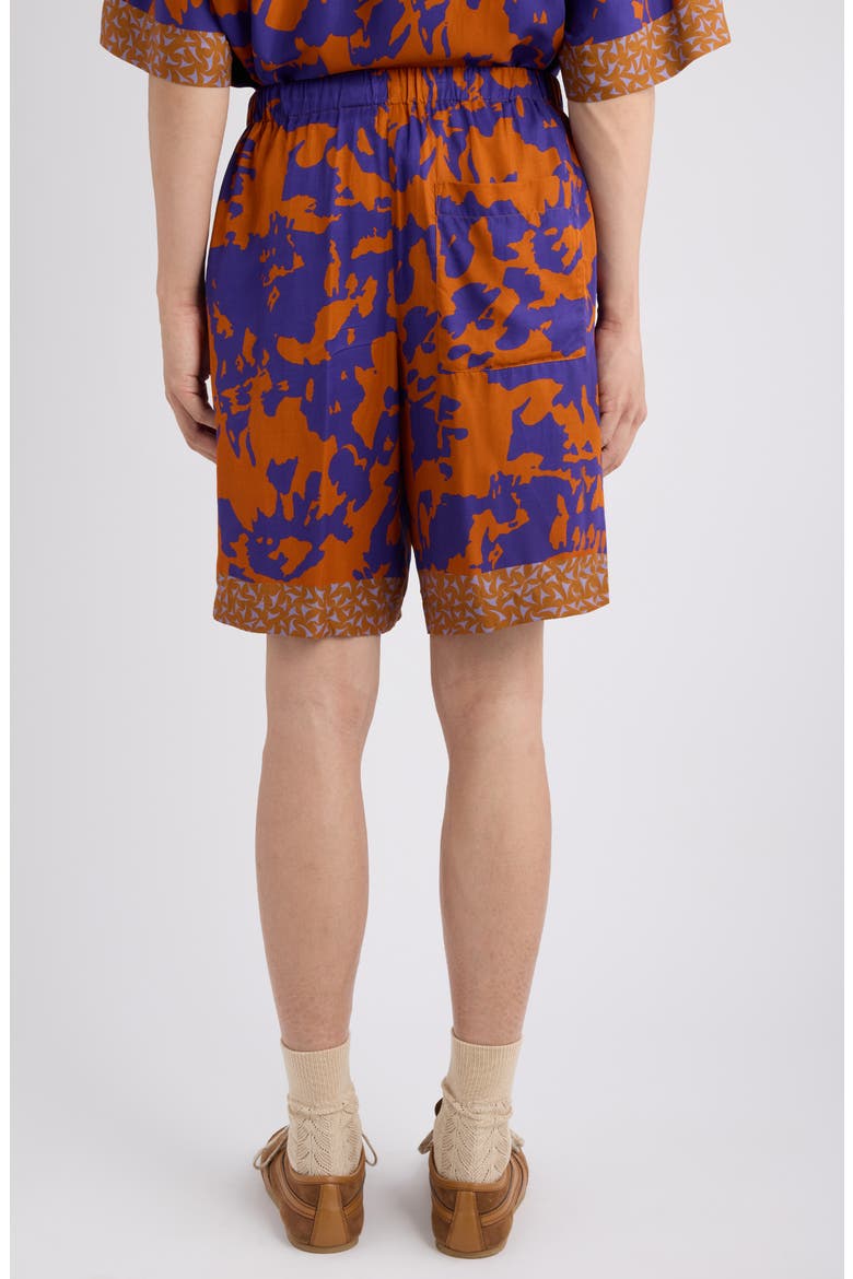 Piperi Drawstring Shorts, Alternate, color, ORANGE