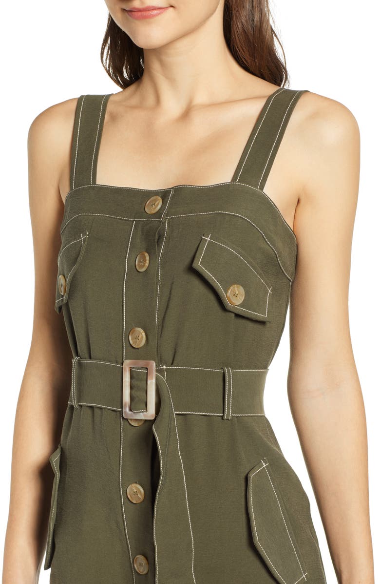 CHRISELLE LIM COLLECTION Chriselle Lim Sandrine Safari Dress, Alternate, color,