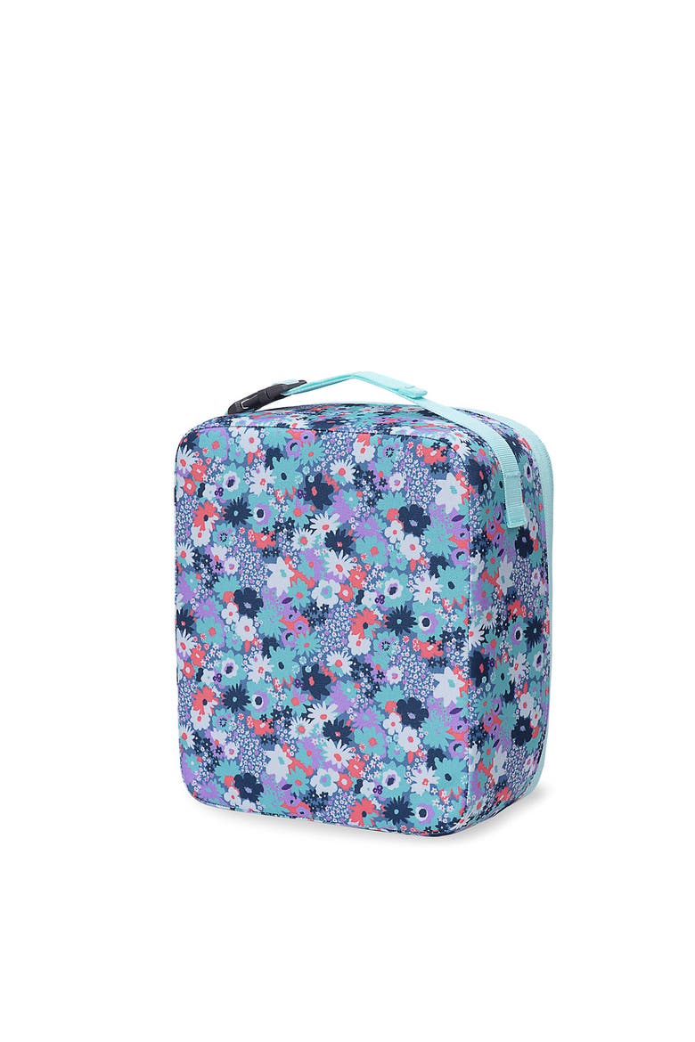 Kids Insulated EZ Wipe Printed Lunch Box, Alternate, color, Light Blue Floral