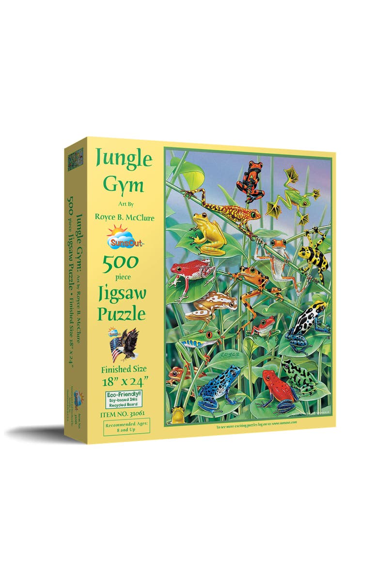 Jungle Gym 500 piece Jigsaw Puzzle for Adults, Main, color, Multicolor