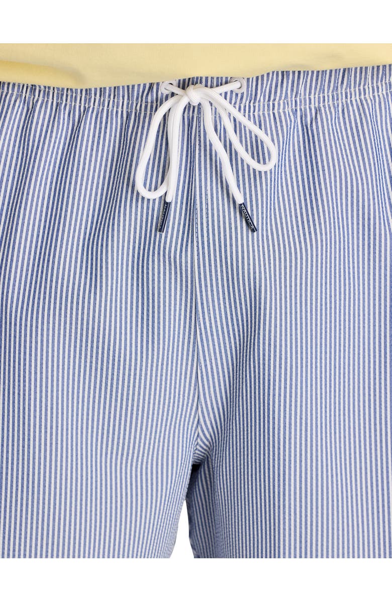 Nautica Big & Tall Seersucker Swim Trunks, Alternate, color, Windsurf Blue