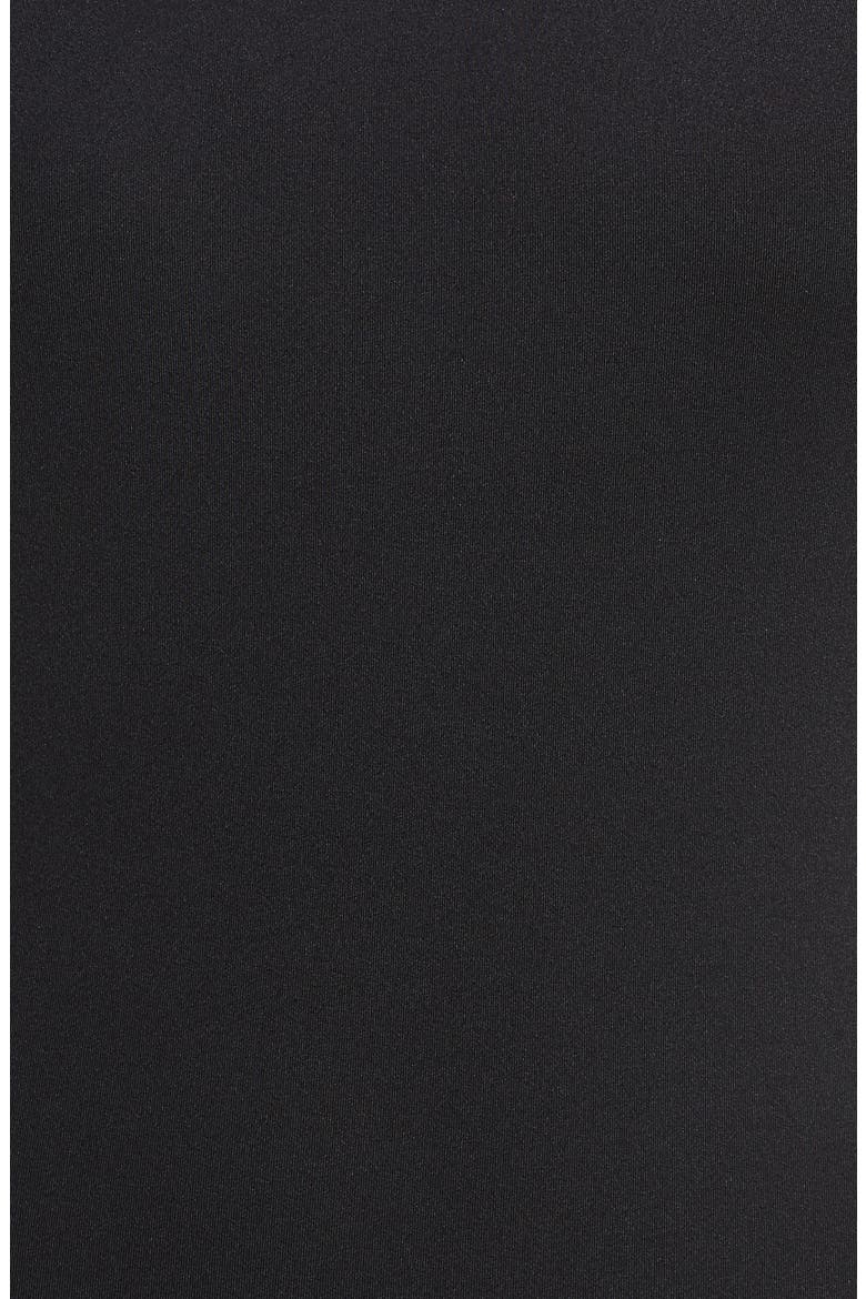 U-Back One-Piece Swimsuit, Alternate, color, BLACK