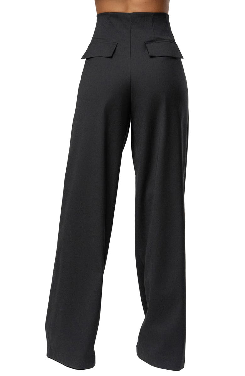 JLUXLABEL Pleated Wide Leg Pants, Alternate, color,