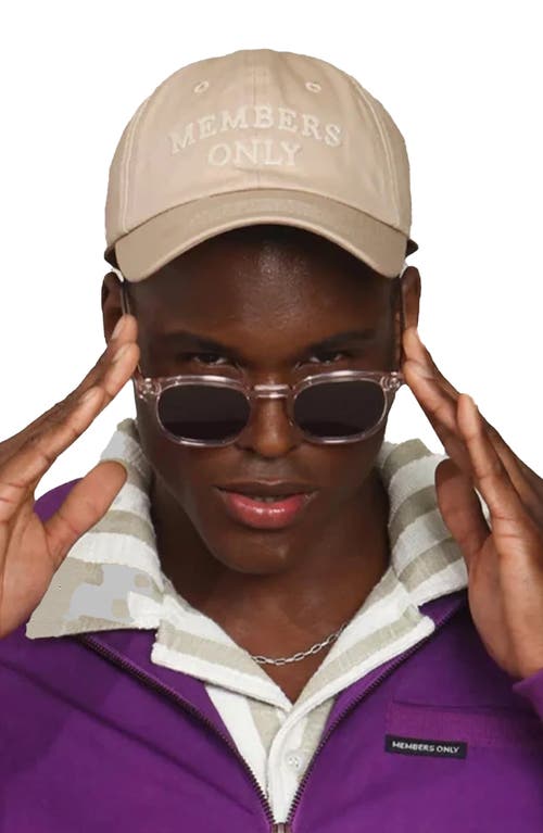 Members Only Washed Baseball Cap In Multi