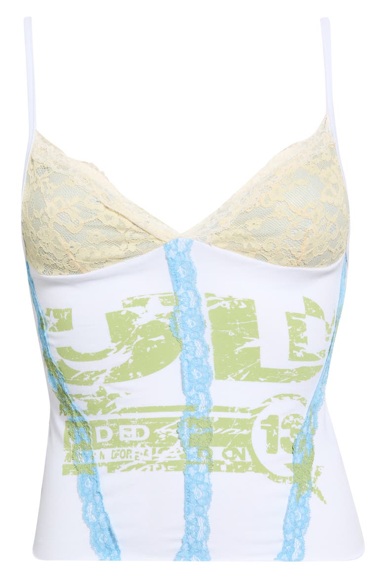 Jersey Camisole With Lace Cups, Alternate, color, MULTI