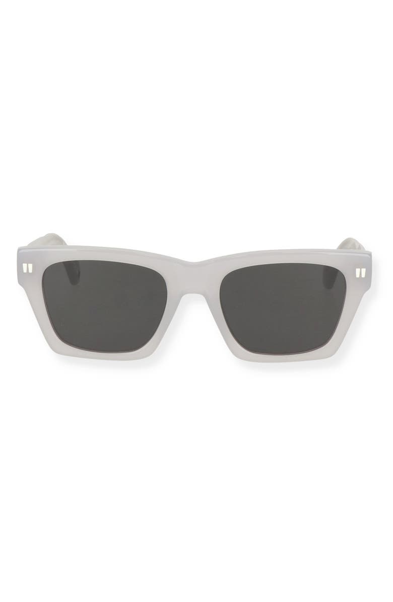 Off-White 53mm Valdez Square Sunglasses, Alternate, color, 