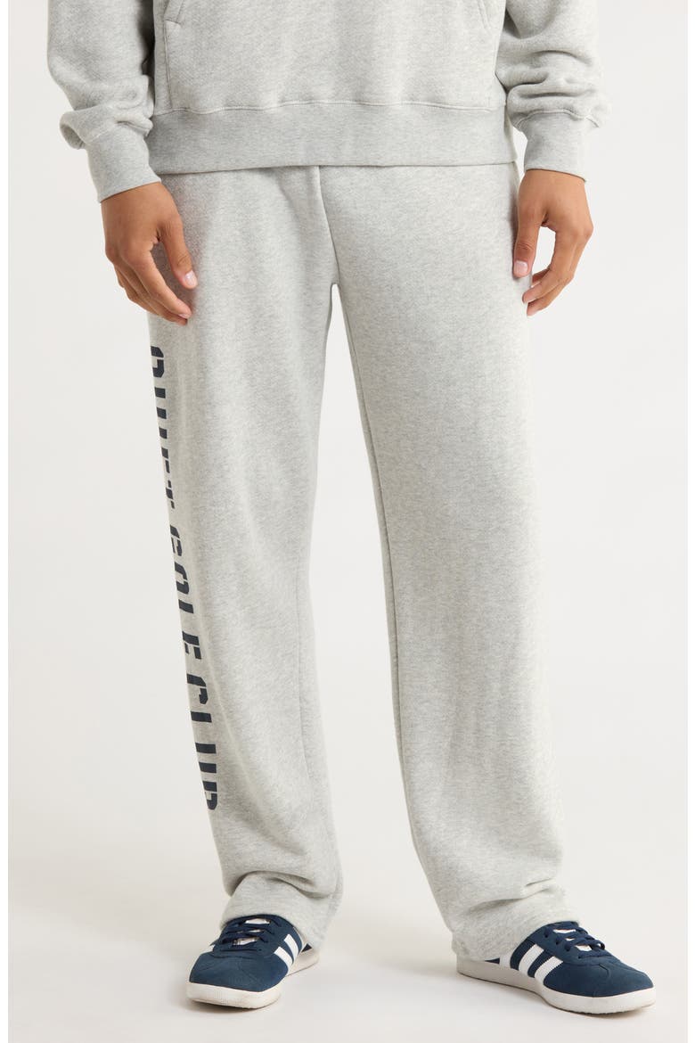 Stencil Logo Cotton Sweatpants, Main, color, ASH