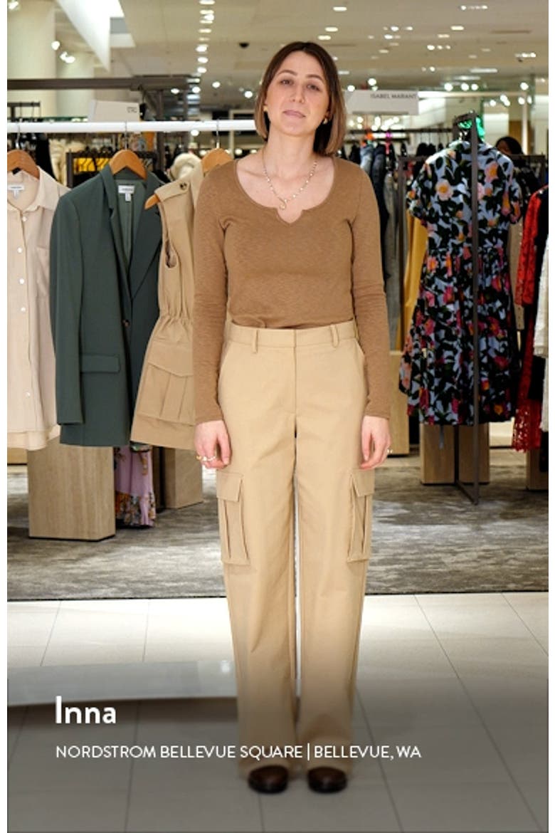 Stretch Cotton Cargo Pants video