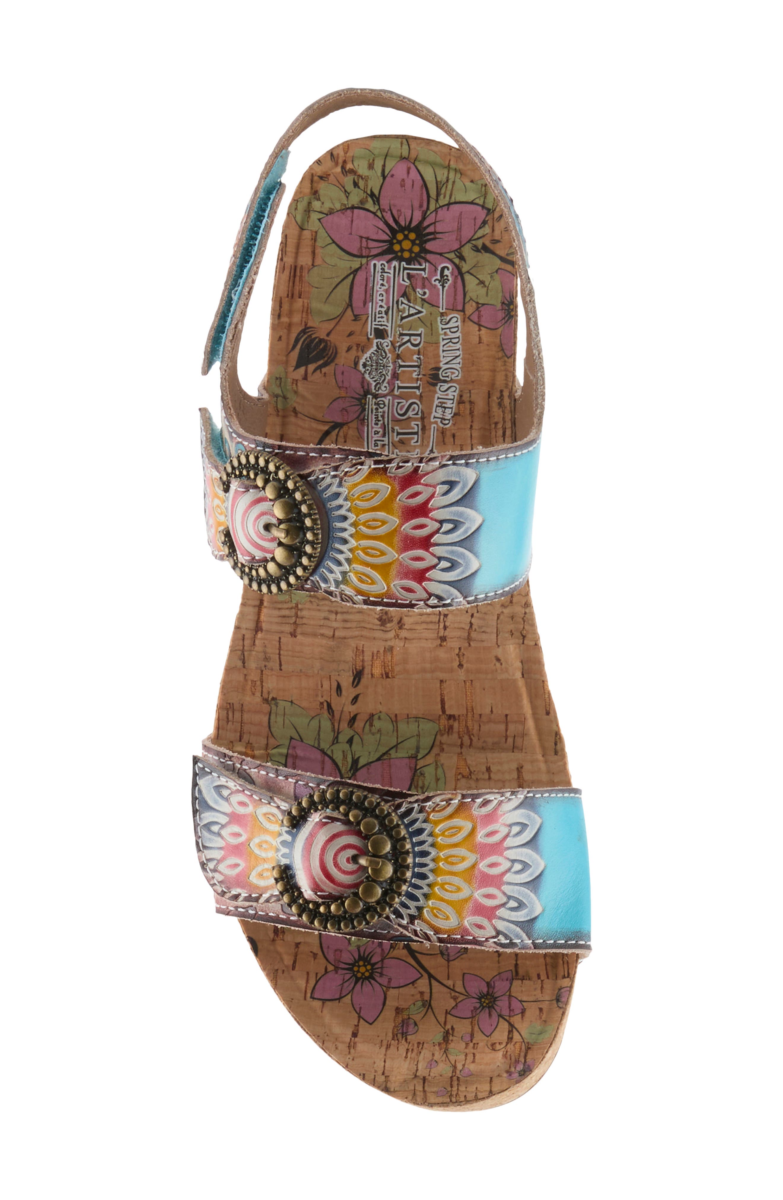 Colomecool Slingback Sandal, Alternate, color, TURQUOISE MULTI