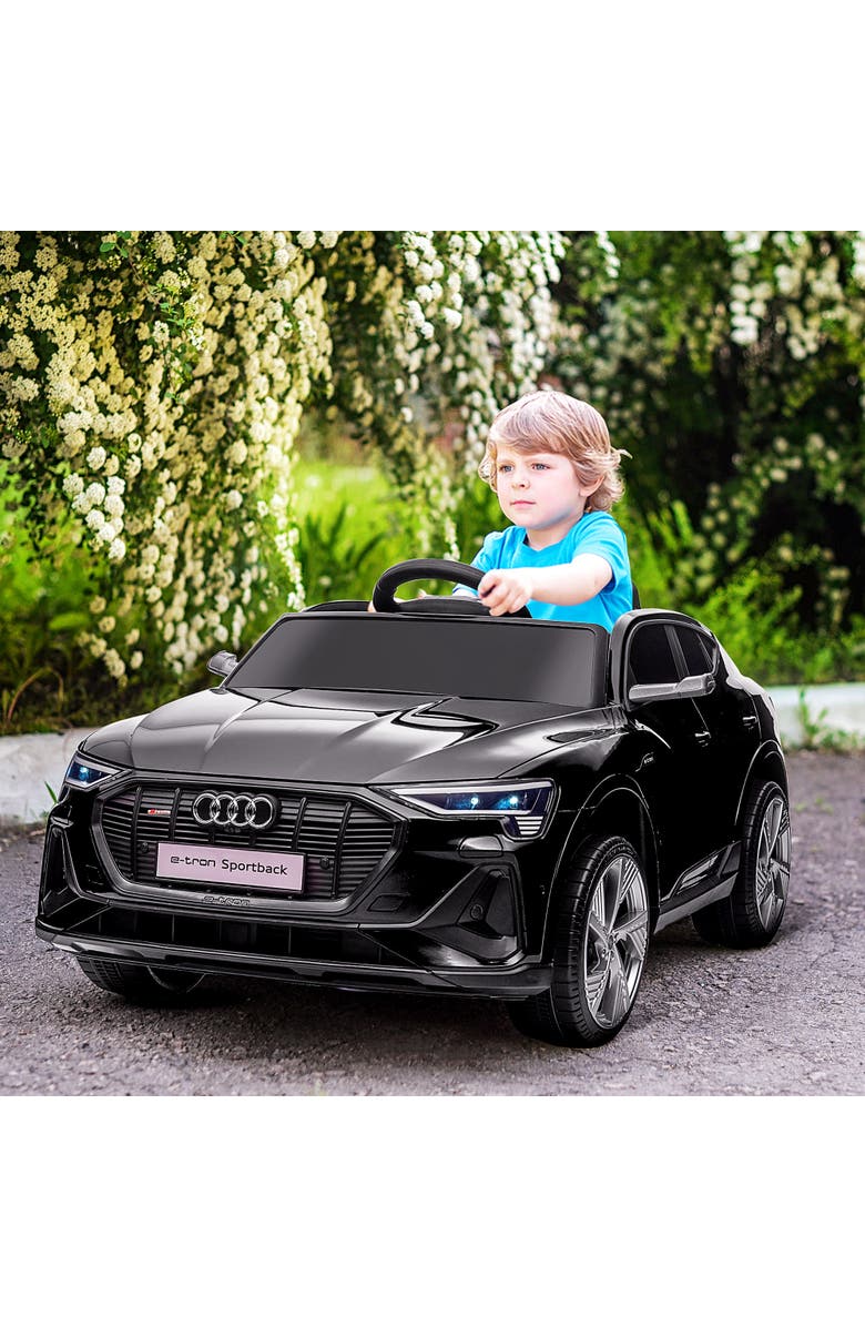 Aosom 12V Kids Electric Audi Sports Car with Parent Remote Control, Lights, Music, Horn, Alternate, color, 