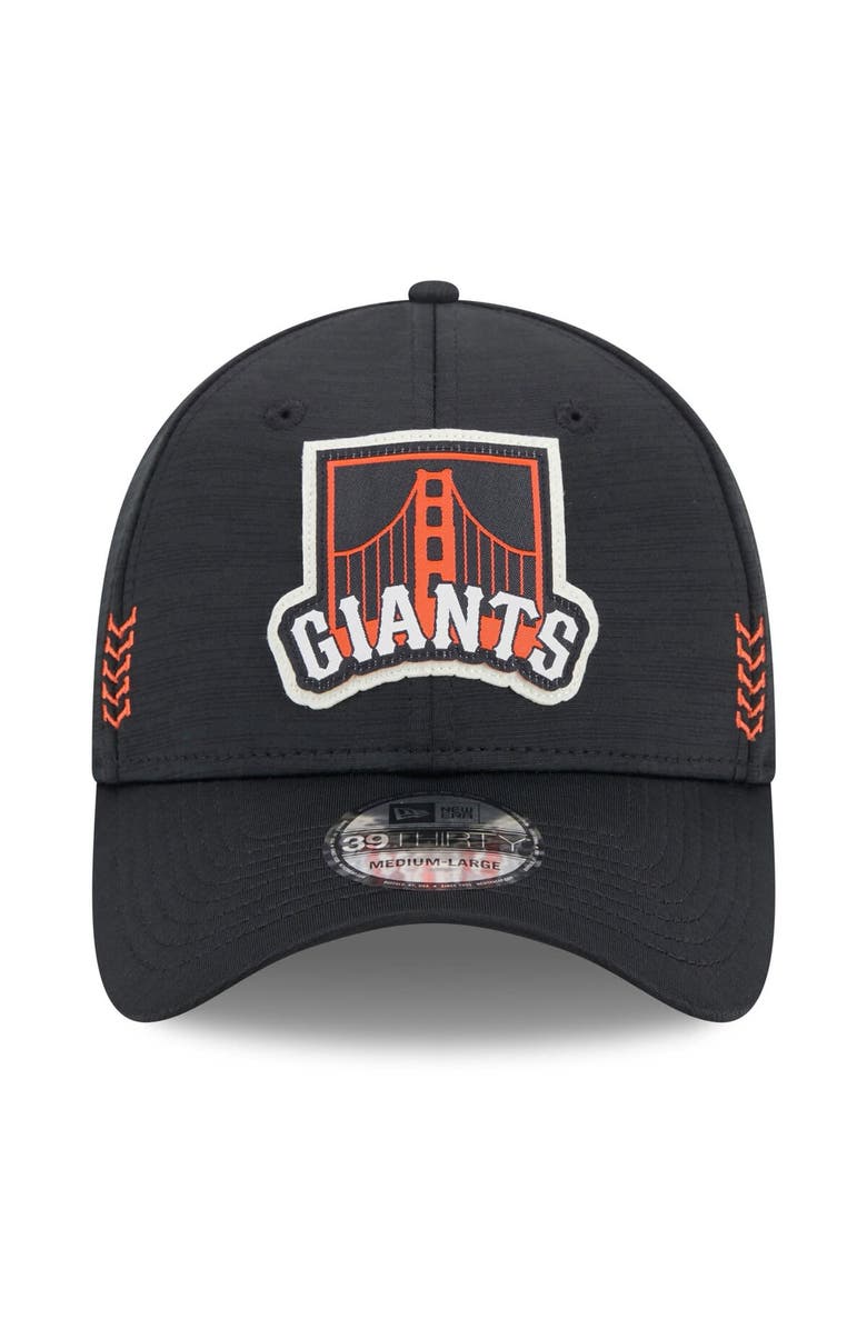 New Era Men's New Era Black San Francisco Giants 2024 Clubhouse 39THIRTY Flex Fit Hat, Alternate, color, Black