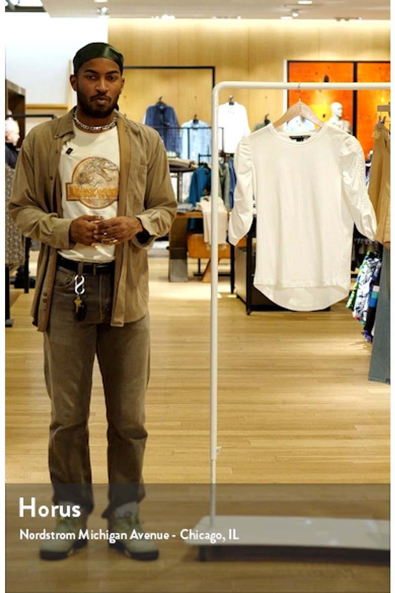 Waldorf Ruched Sleeve T-Shirt video