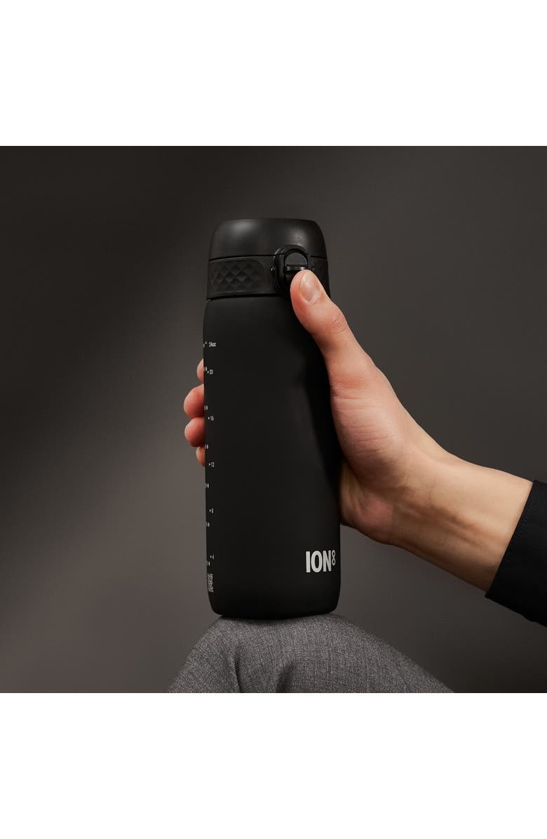 Ion8 BPA Free Recyclon Water Bottle - 24oz, Alternate, color, Black