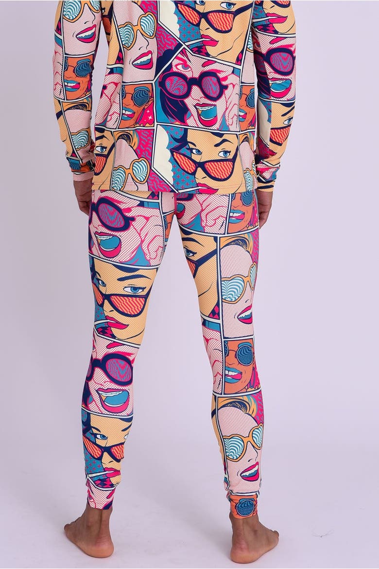 Baselayer Pant - Comic Book Candy Men's, Alternate, color, multi-colour