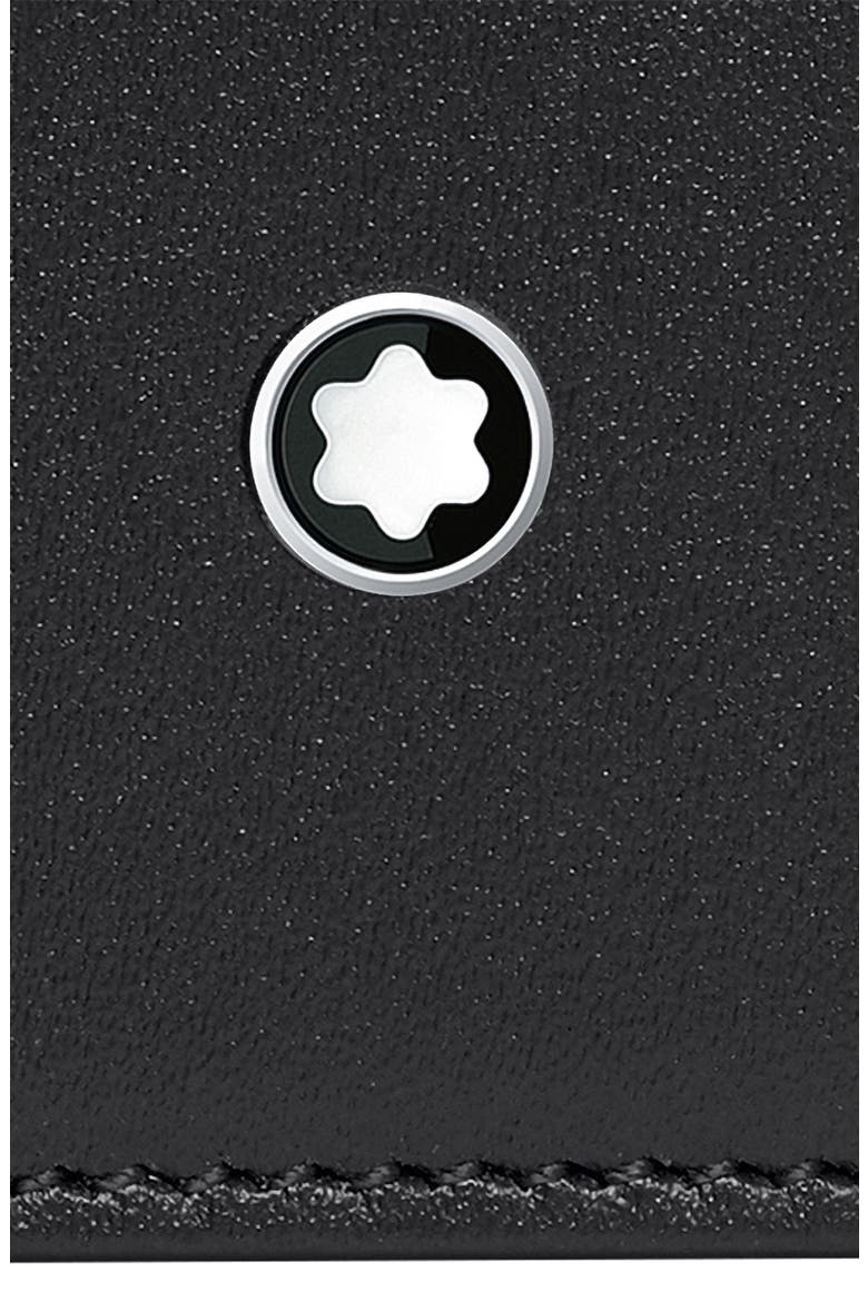 Meisterstück Leather Business Card Holder, Alternate, color, BLACK