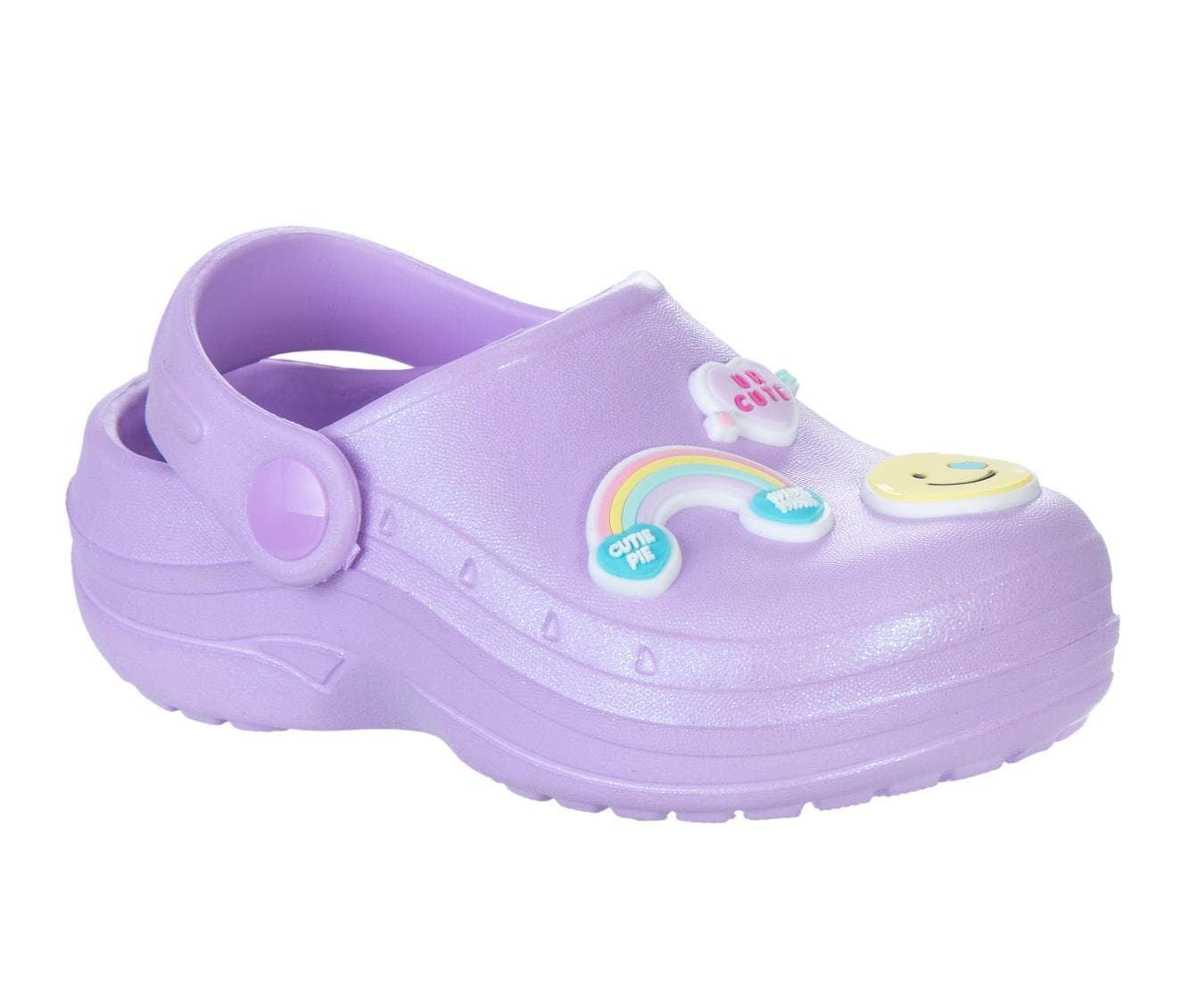 SweetHearts Candy Rainbow Clogs Girls 5-10, Main, color, Purple