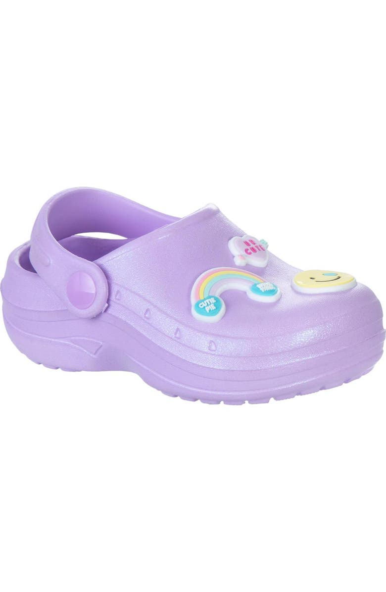 SweetHearts Candy Rainbow Clogs Girls 5-10, Main, color, Purple