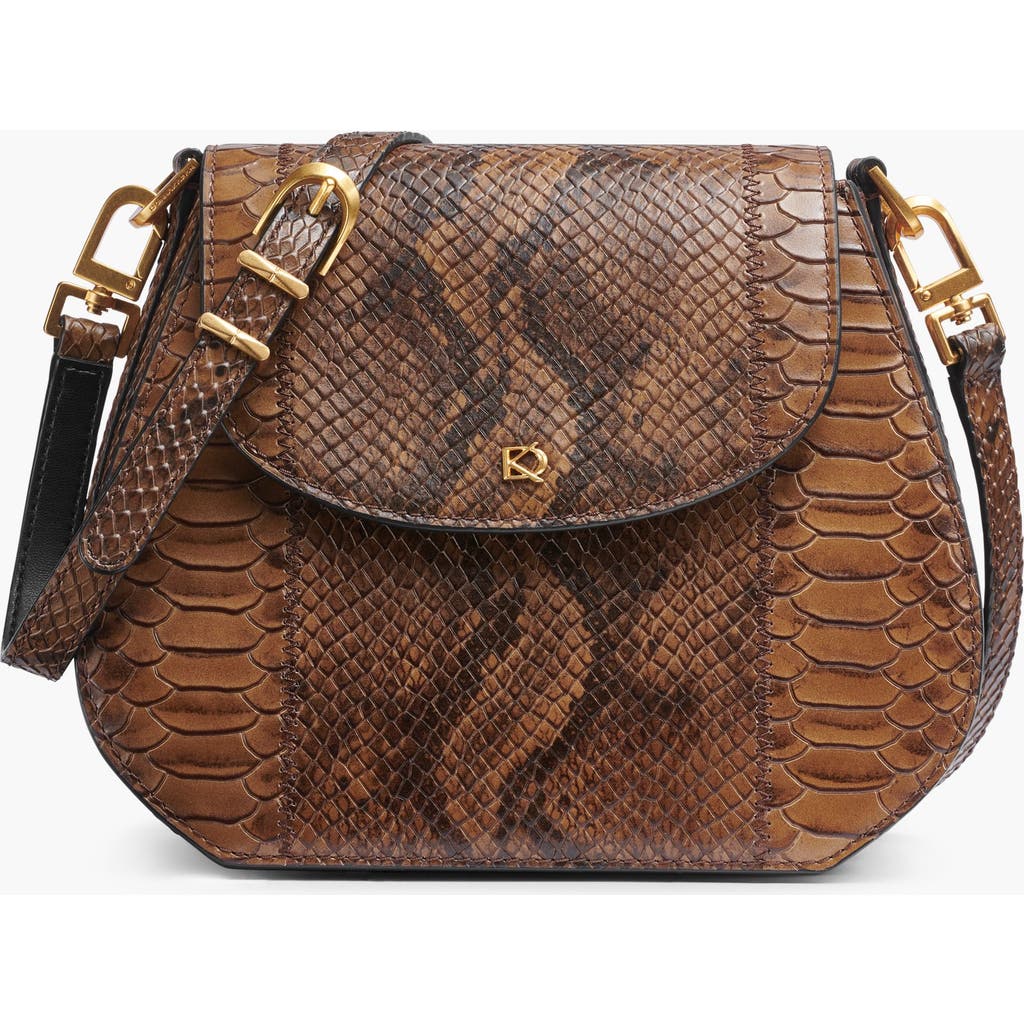 Donna Karan New York Bellerose Flap Python Crossbody