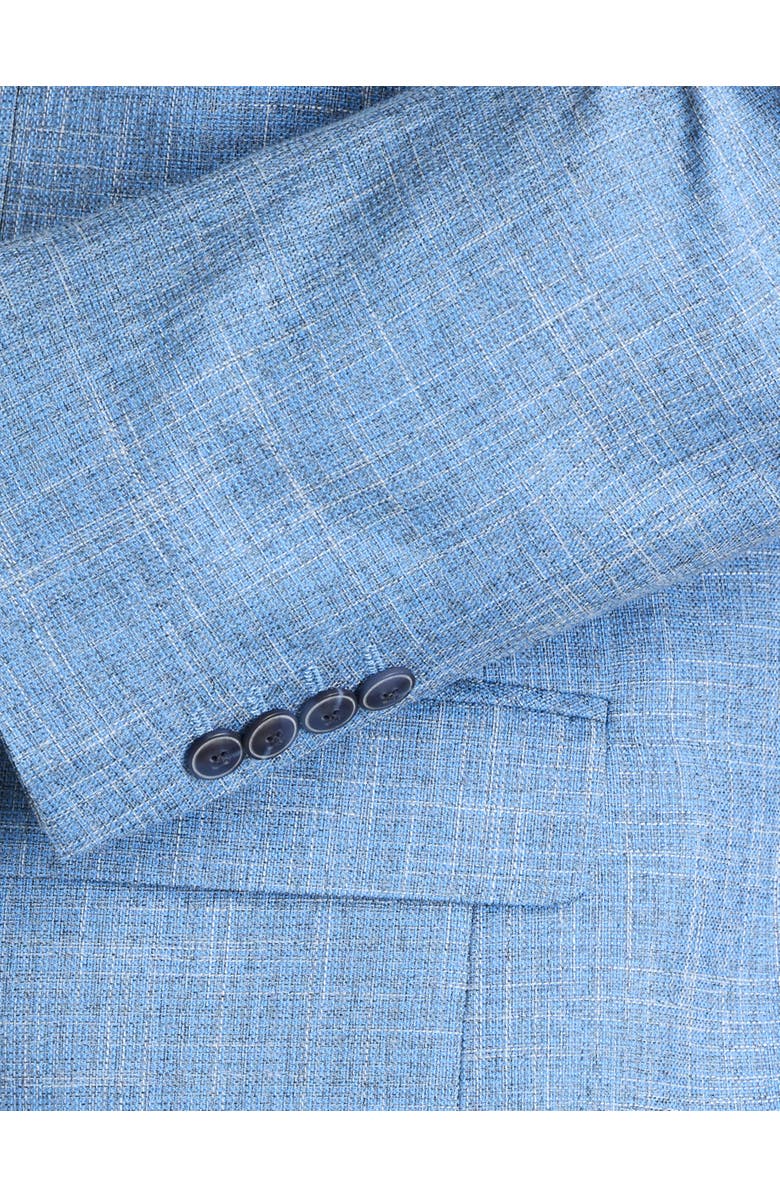 Synrgy by DXL Big & Tall Mixed Media Jacket-Relaxer Sport Coat, Alternate, color, Blue