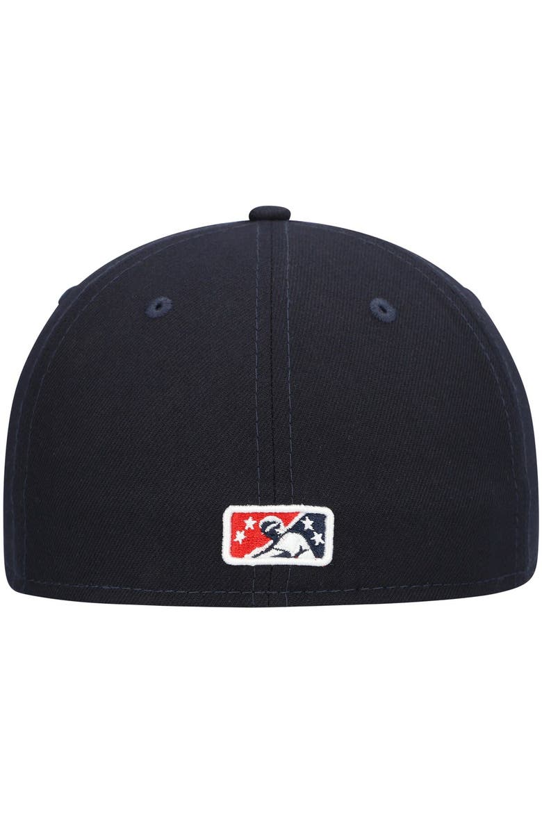 Men's New Era Navy New Hampshire Fisher Cats Authentic Collection Team Alternate 59FIFTY Fitted Hat, Alternate, color, Navy