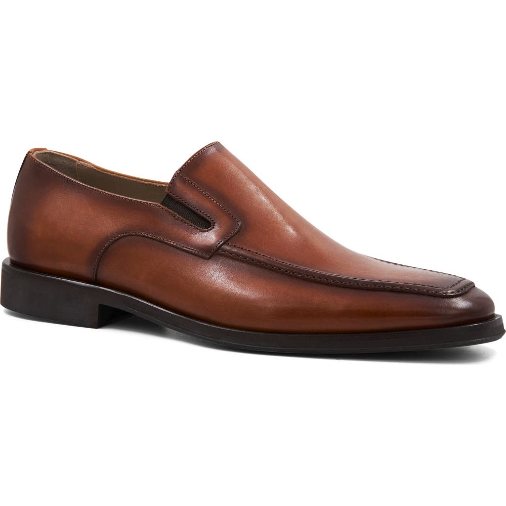 Bruno Magli Raging Square Toe Slip-on In Cognac
