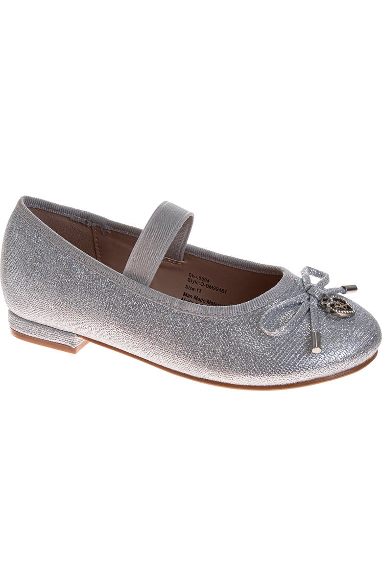 BADGLEY MISCHKA Dress Sandals for Girls, Main, color, Silver