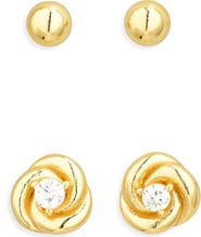 ARGENTO VIVO Set of 2 Assorted Stud Earrings