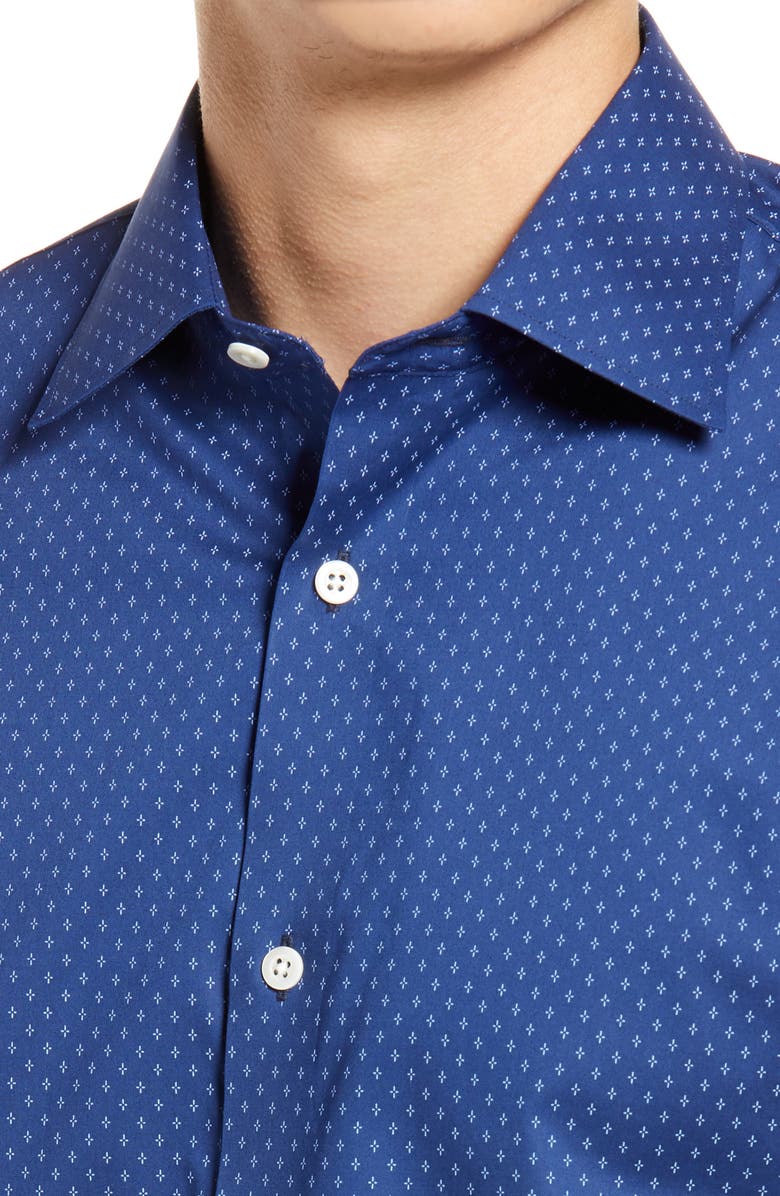 Bonobos Trim Fit Stretch Dress Shirt, Alternate, color,