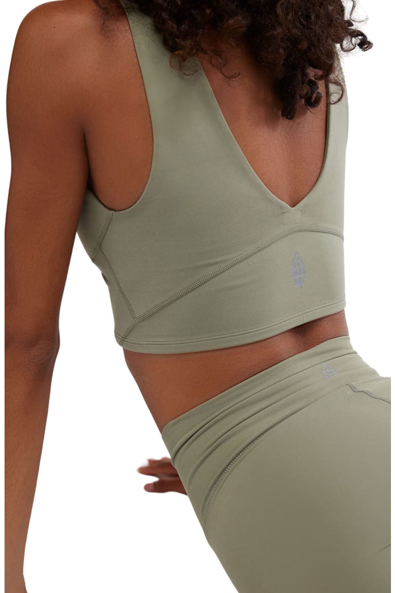 FP Movement Never Better Crop V-Neck Tank, Alternate, color, SAGE STONE