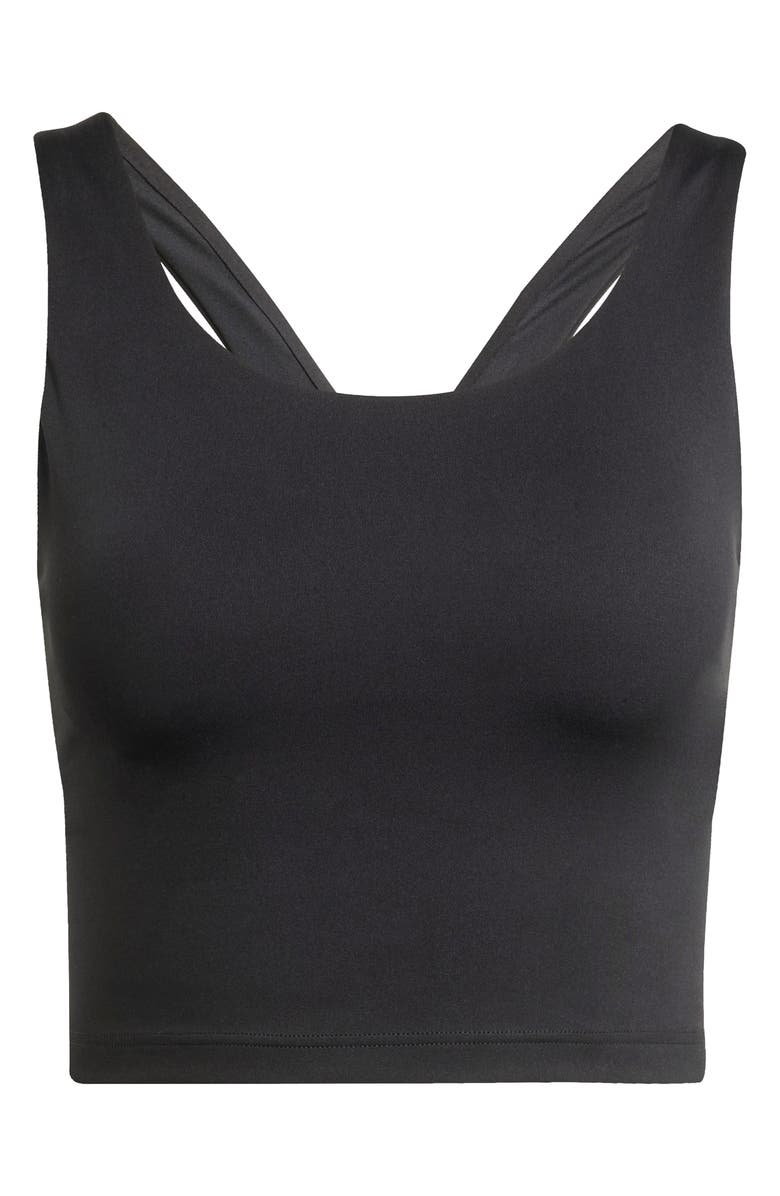 adidas All Me Medium Support Bra Tank, Alternate, color, Black