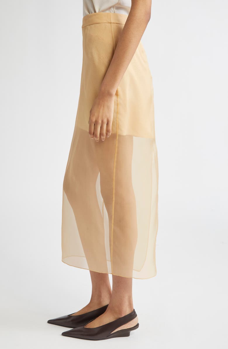 TWP Sylkie Silk Maxi Skirt, Alternate, color, British Khaki