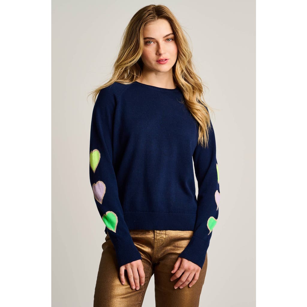 Lisa Todd Love Affairs Cotton Sweater In Blue