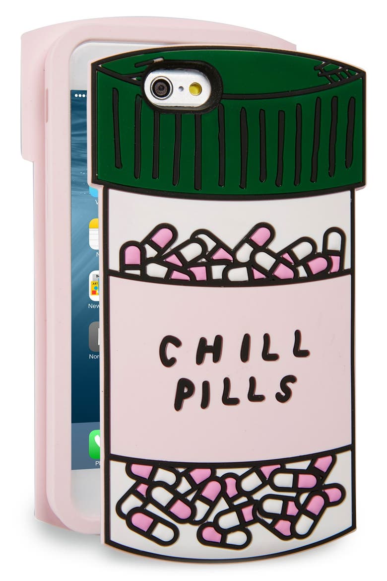 'Chills Pills' iPhone 6 & 6s Case, Main, color, PINK