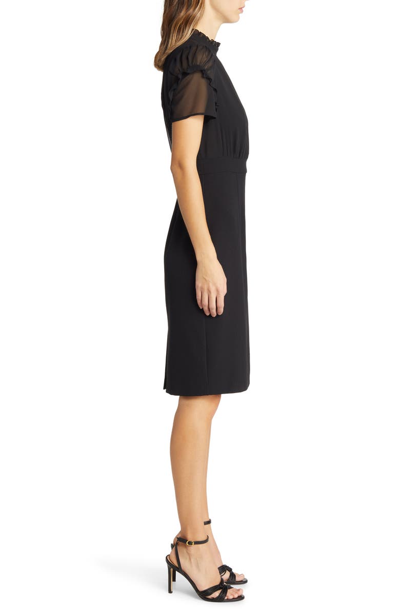 Vince Camuto Chiffon Sleeve Sheath Dress, Alternate, color,