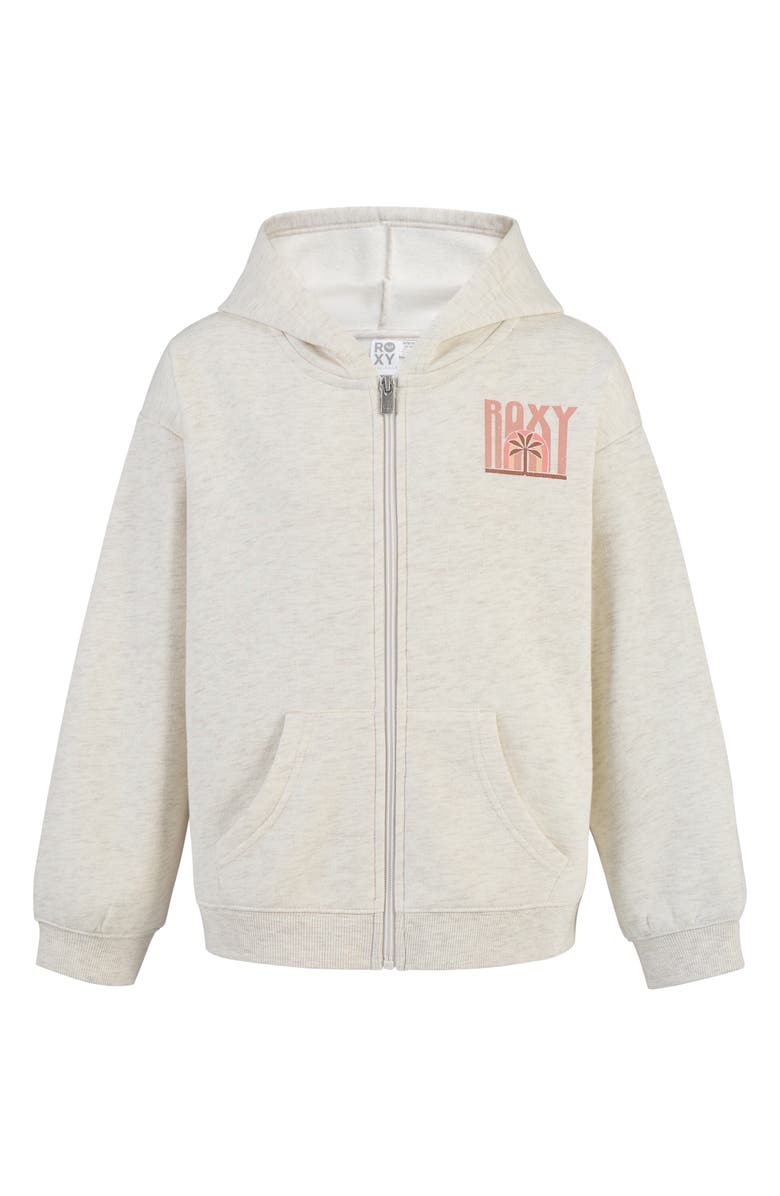 Roxy Kids' Paradise Oversized Zip-Up Hoodie, Main, color,